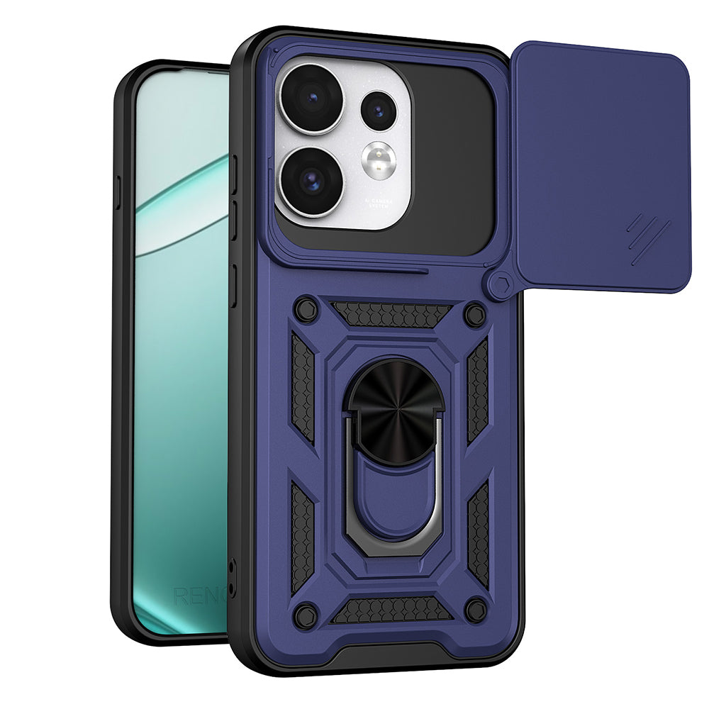 Puzdro pre Oppo Reno16 / Reno16 Pro, Techsuit, CamShield, Modrá