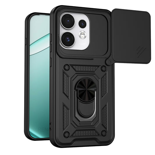 Puzdro pre Oppo Reno16 / Reno16 Pro, Techsuit, CamShield, Čierne