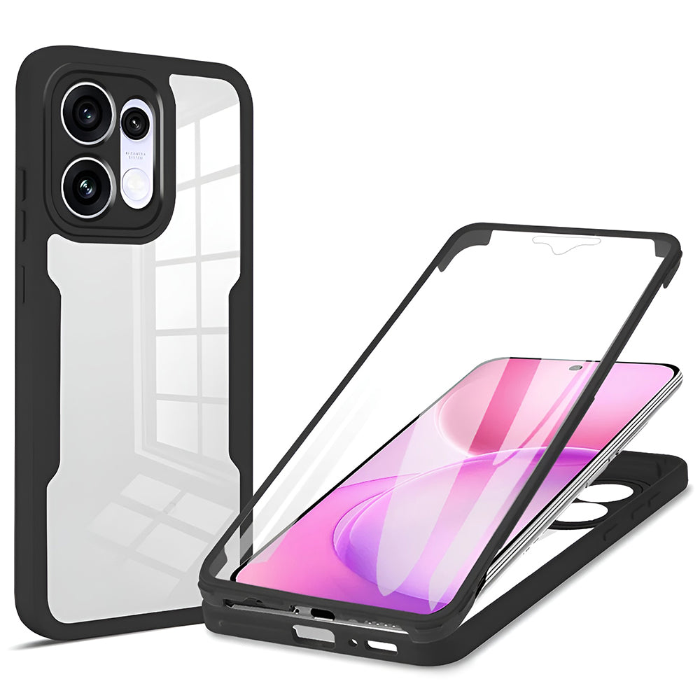 Puzdro pre Oppo Reno16 / Reno16 Pro, Techsuit, ColorVerse 360, Čierne