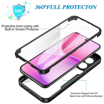 Puzdro pre Oppo Reno16 / Reno16 Pro, Techsuit, ColorVerse 360, Čierne