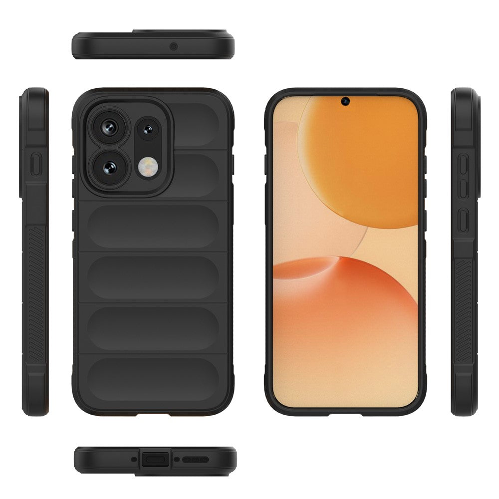 Puzdro pre Oppo Reno16 / Reno16 Pro, Techsuit, Magic Shield, Čierna