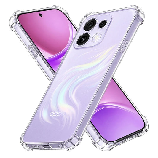 Obal na Oppo Reno16, Techsuit, nárazuvzdorný priehľadný, transparentný