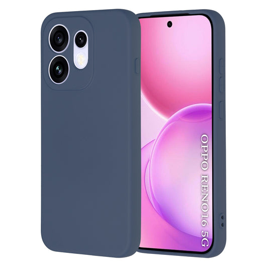 Obal na Oppo Reno16, Techsuit, SoftFlex, tmavomodrý