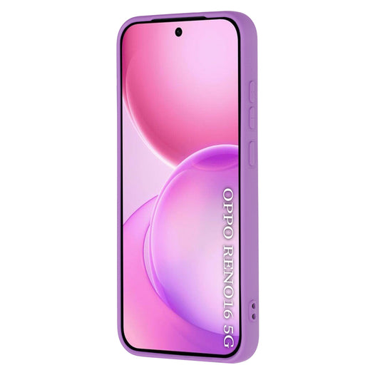 Obal na Oppo Reno16, Techsuit, SoftFlex, fialový