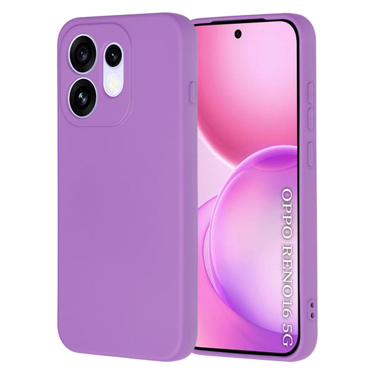 Obal na Oppo Reno16, Techsuit, SoftFlex, fialový