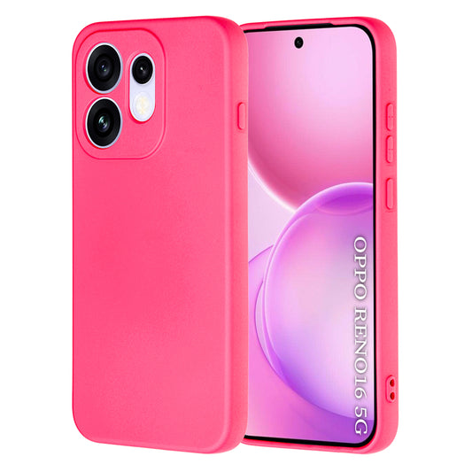 Obal na Oppo Reno16, Techsuit, SoftFlex, tmavoružový