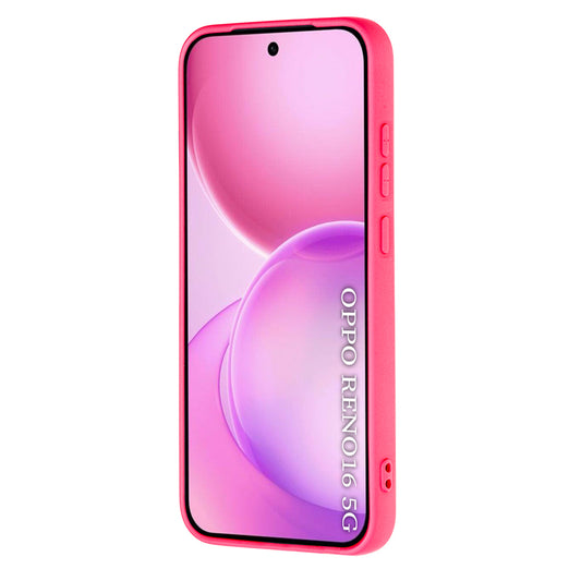 Obal na Oppo Reno16, Techsuit, SoftFlex, tmavoružový
