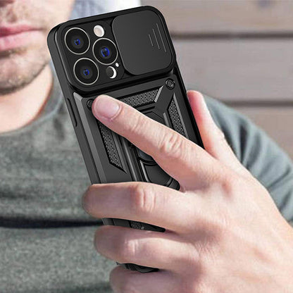 Puzdro pre Oppo Reno6 5G, Techsuit, CamShield, Čierne
