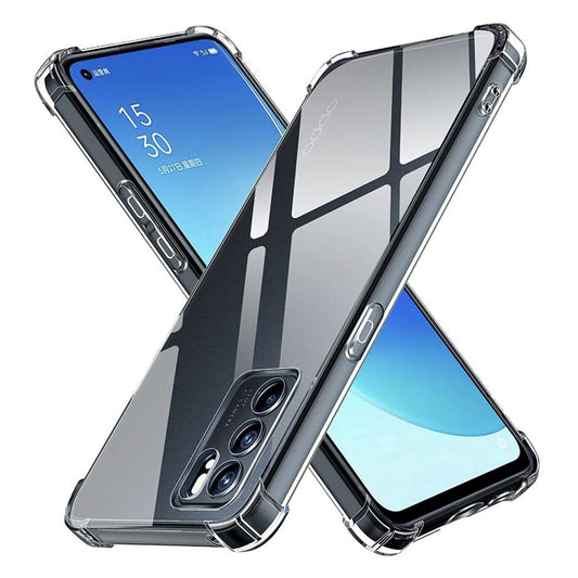 Puzdro pre Oppo Reno6 5G, Techsuit, Odolné proti nárazom, Priehľadné