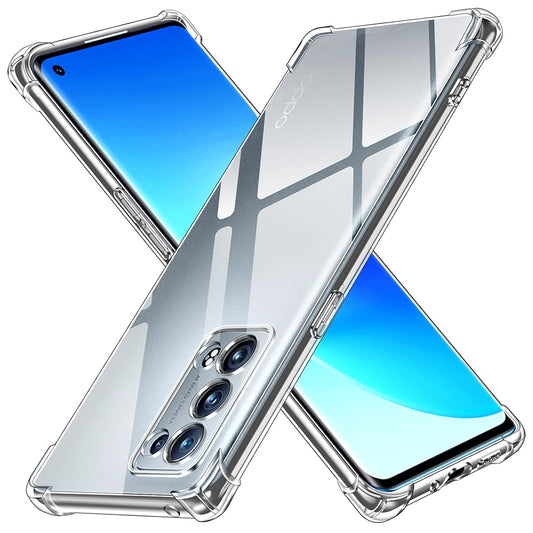 Obal na Oppo Reno6 Pro 5G (Snapdragon), Techsuit, odolný proti nárazom, priehľadný