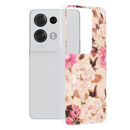 Puzdro pre Oppo Reno8 Pro, Techsuit, Marble, Béžová
