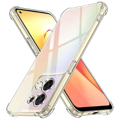Obal na Oppo Reno8, Techsuit, nárazuvzdorný priehľadný, transparentný