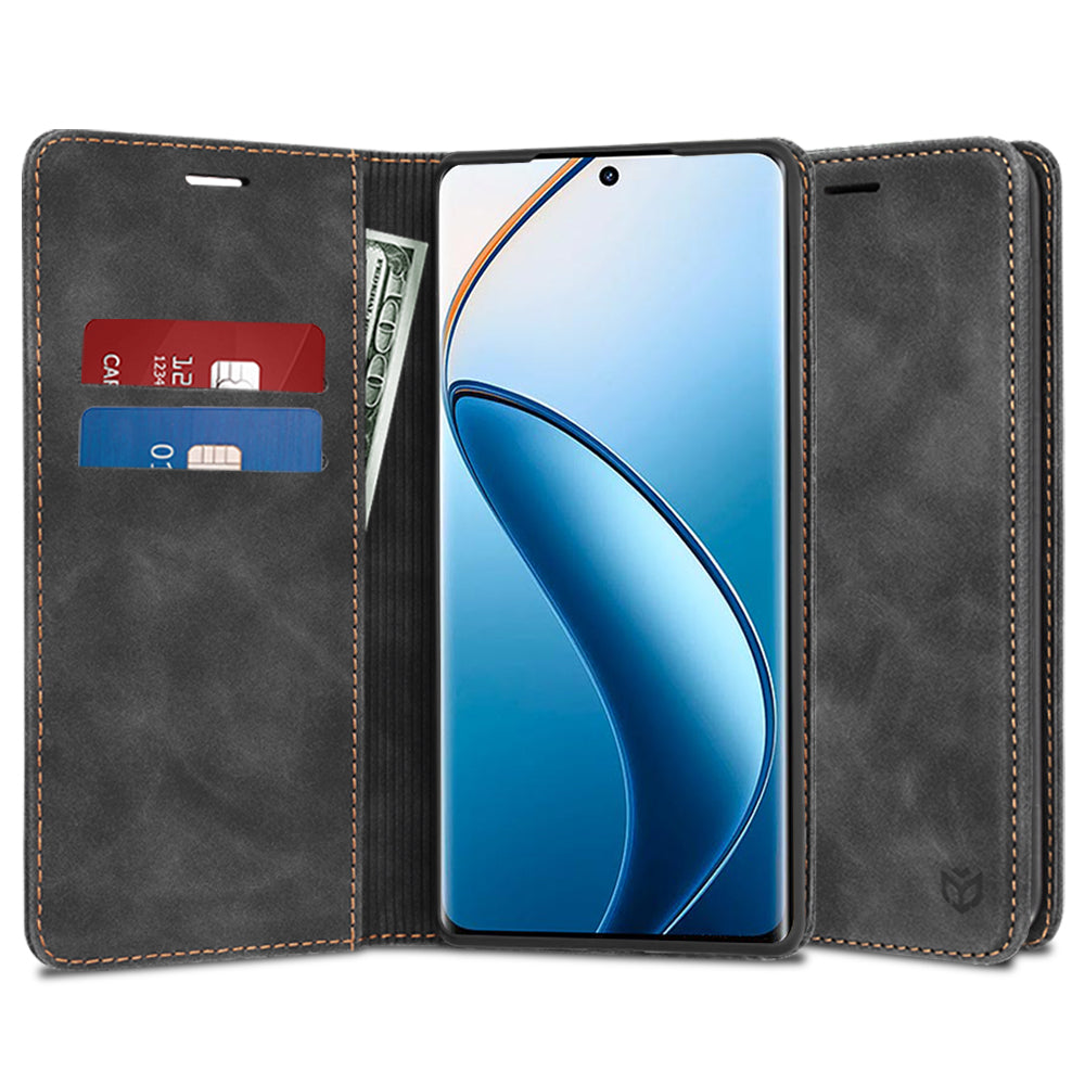 Puzdro pre Realme 12 Pro / 12 Pro+, Techsuit, Confy, Čierne