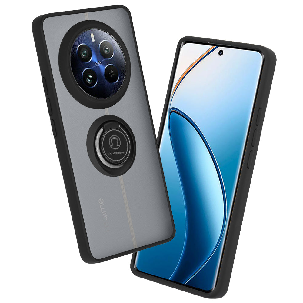 Puzdro pre Realme 12 Pro / 12 Pro+, Techsuit, Glinth, Čierna