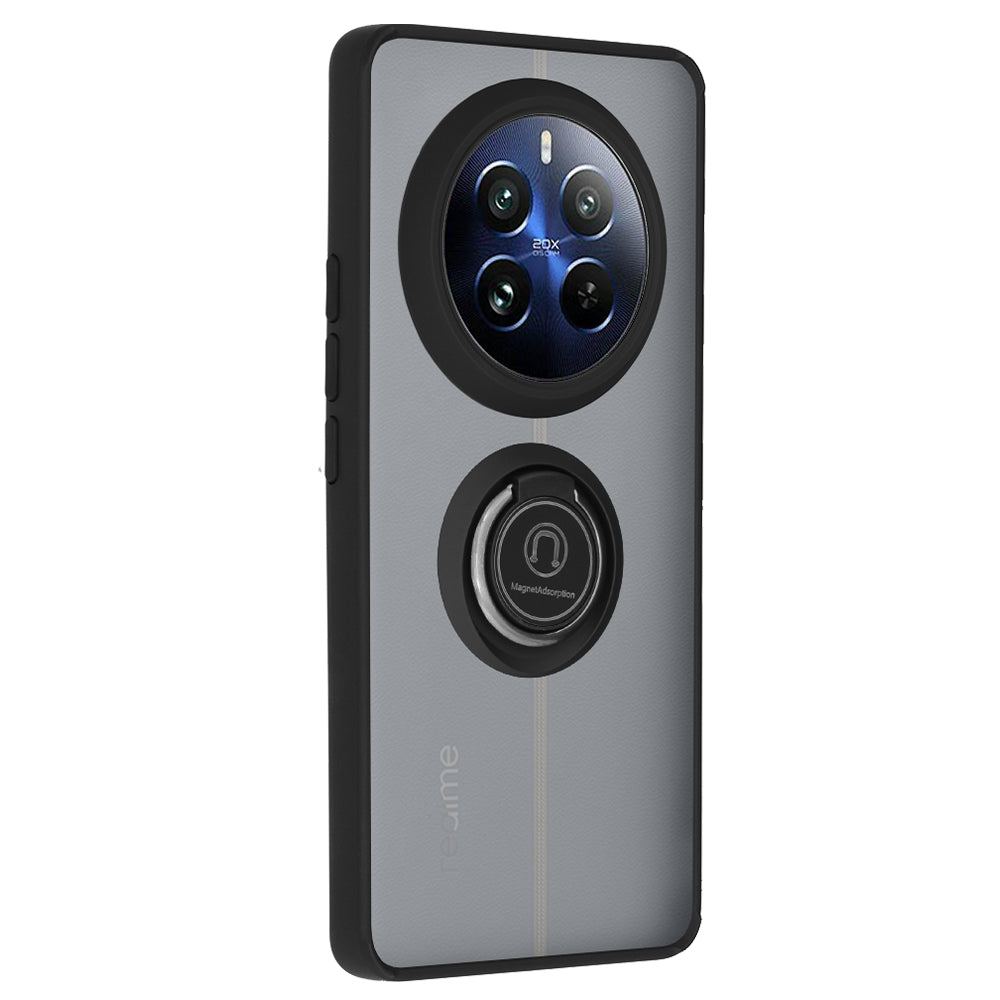 Puzdro pre Realme 12 Pro / 12 Pro+, Techsuit, Glinth, Čierna