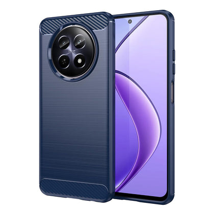 Puzdro pre Realme 12, Techsuit, Karbón, Modrá