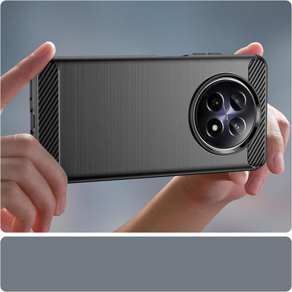 Puzdro pre Realme 12, Techsuit, Karbón, Modrá
