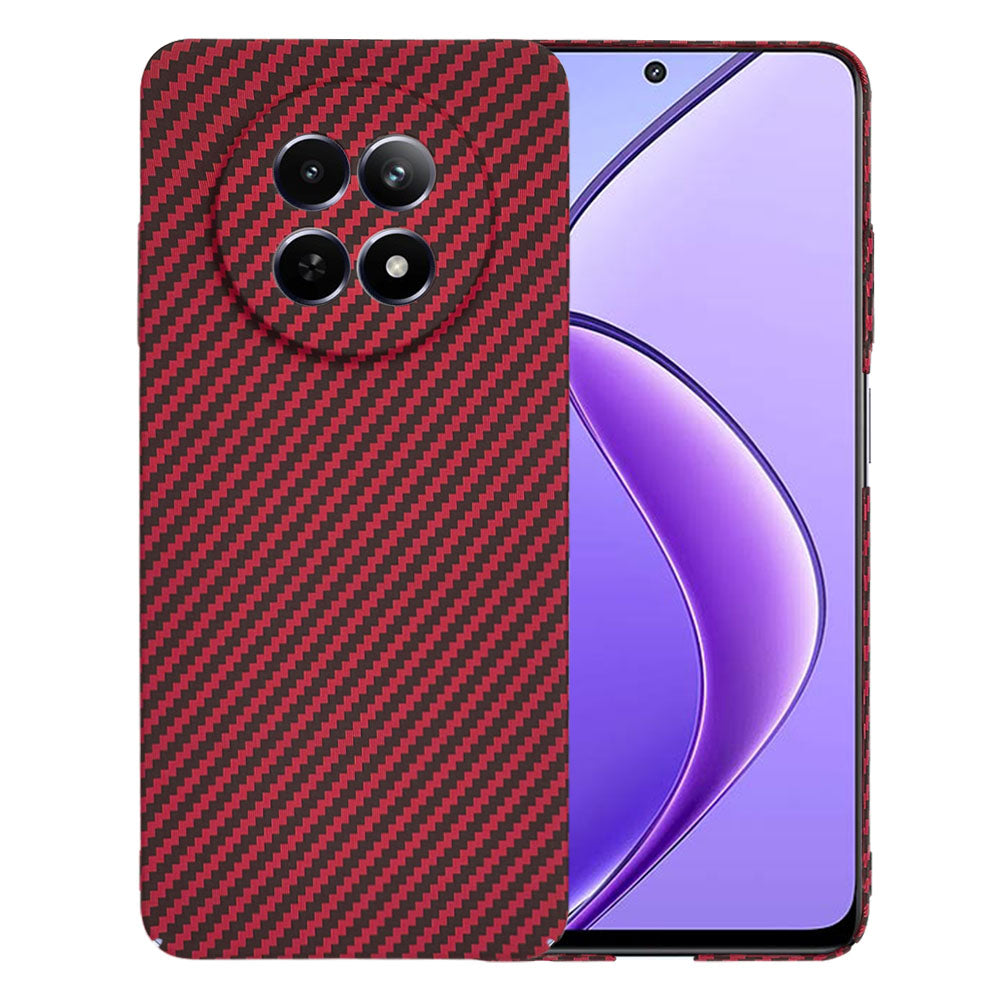Puzdro pre Realme 12x / 12, Techsuit, Carbonite FiberShell, Červené
