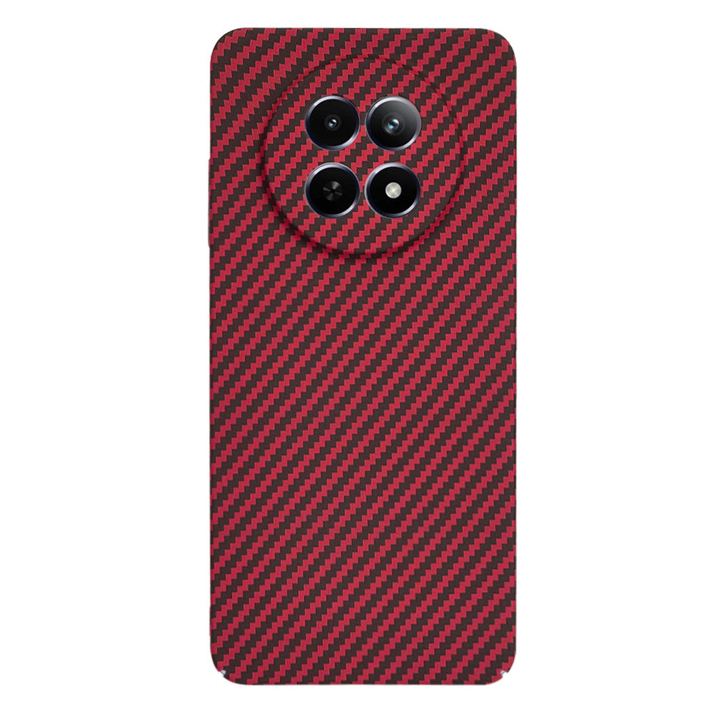 Puzdro pre Realme 12x / 12, Techsuit, Carbonite FiberShell, Červené