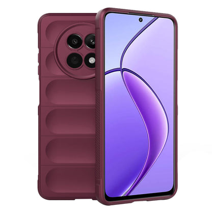 Puzdro pre Realme 12x / 12, Techsuit, Magic Shield, vínové