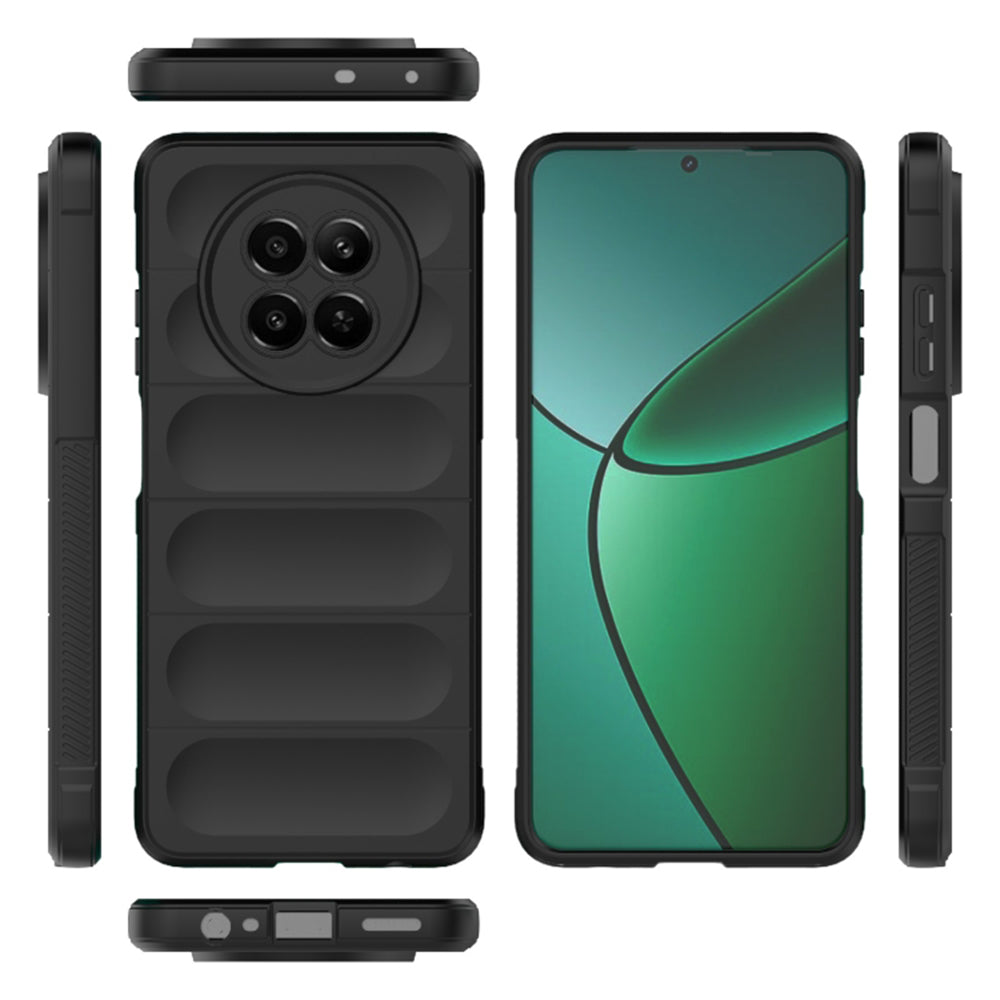 Puzdro pre Realme 12x / 12, Techsuit, Magic Shield, vínové
