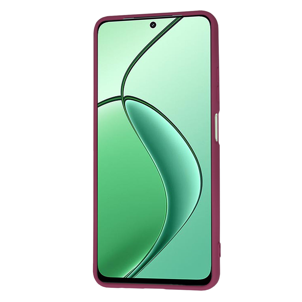 Puzdro pre Realme 12x / 12, Techsuit, SoftFlex, vínové