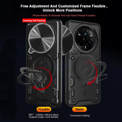 Puzdro pre Realme 14 Pro+, Techsuit, CamGuard Pro, čierne