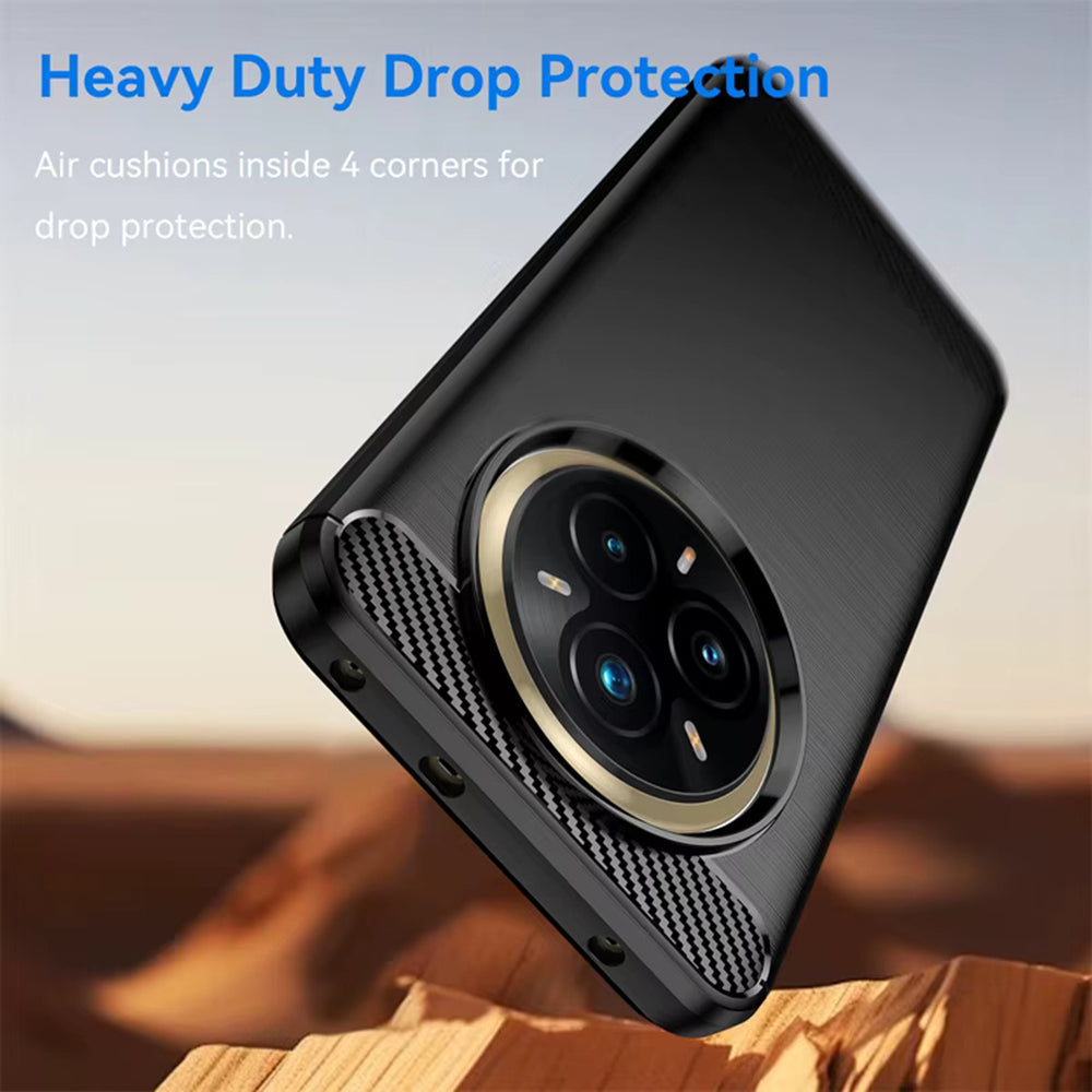 Puzdro pre Realme 14 Pro+, Techsuit, Karbón, Čierne