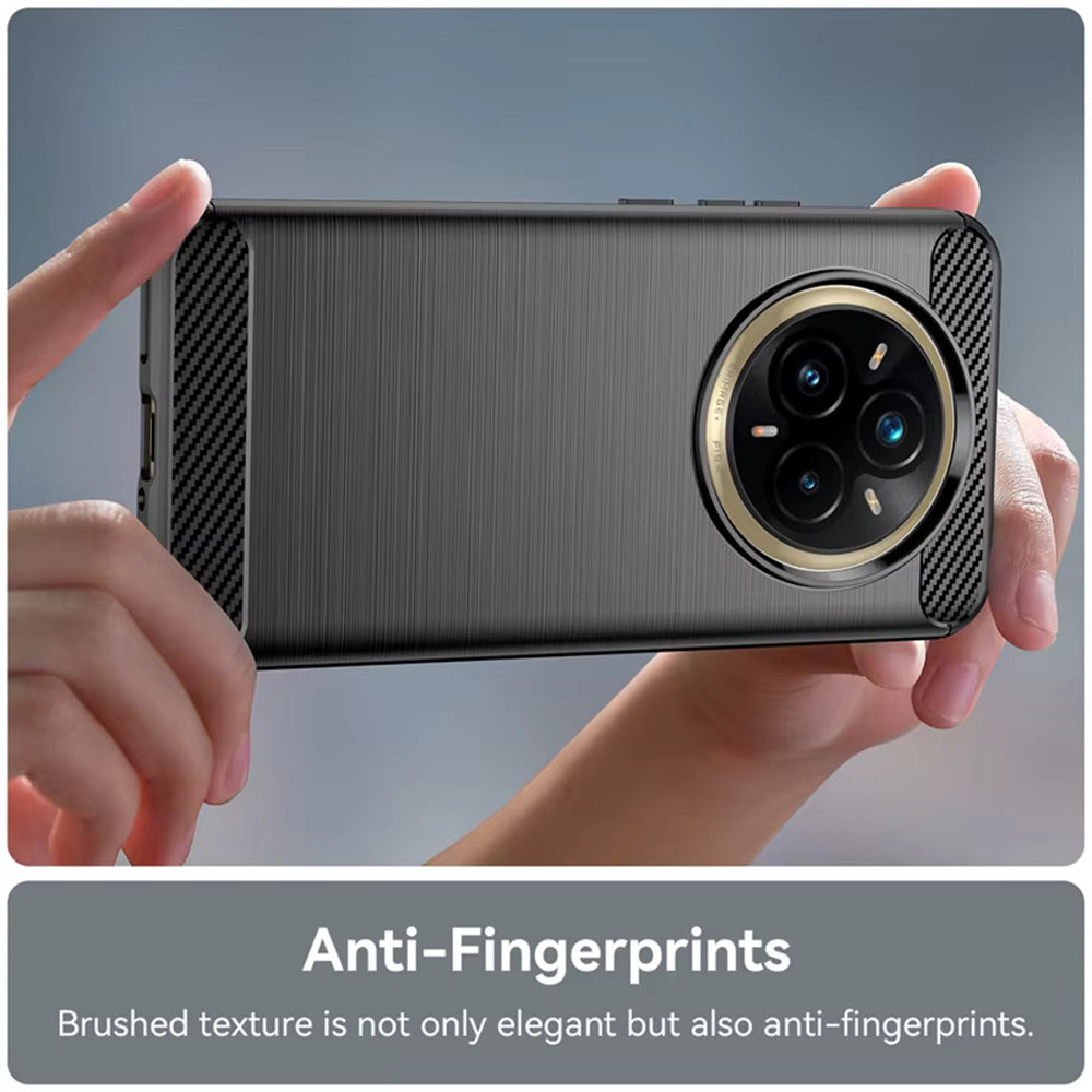 Puzdro pre Realme 14 Pro+, Techsuit, Karbón, Čierne