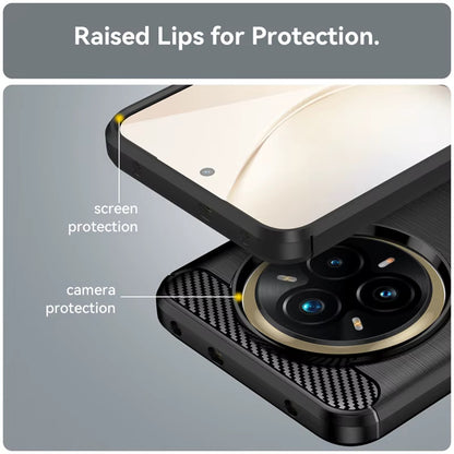 Puzdro pre Realme 14 Pro+, Techsuit, Karbón, Čierne