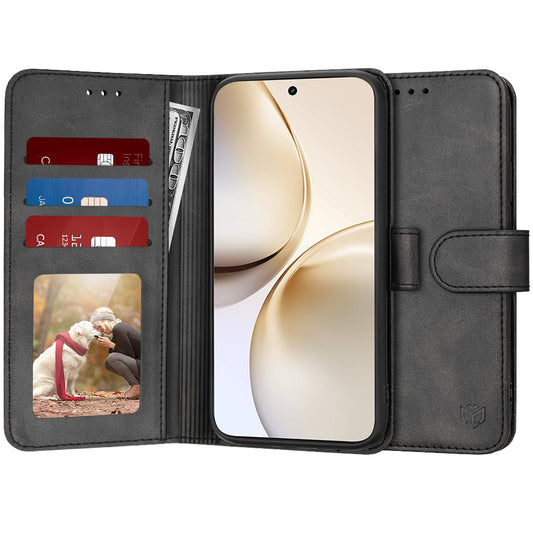 Puzdro pre Realme 14 Pro+, Techsuit, Diary Book, Čierne