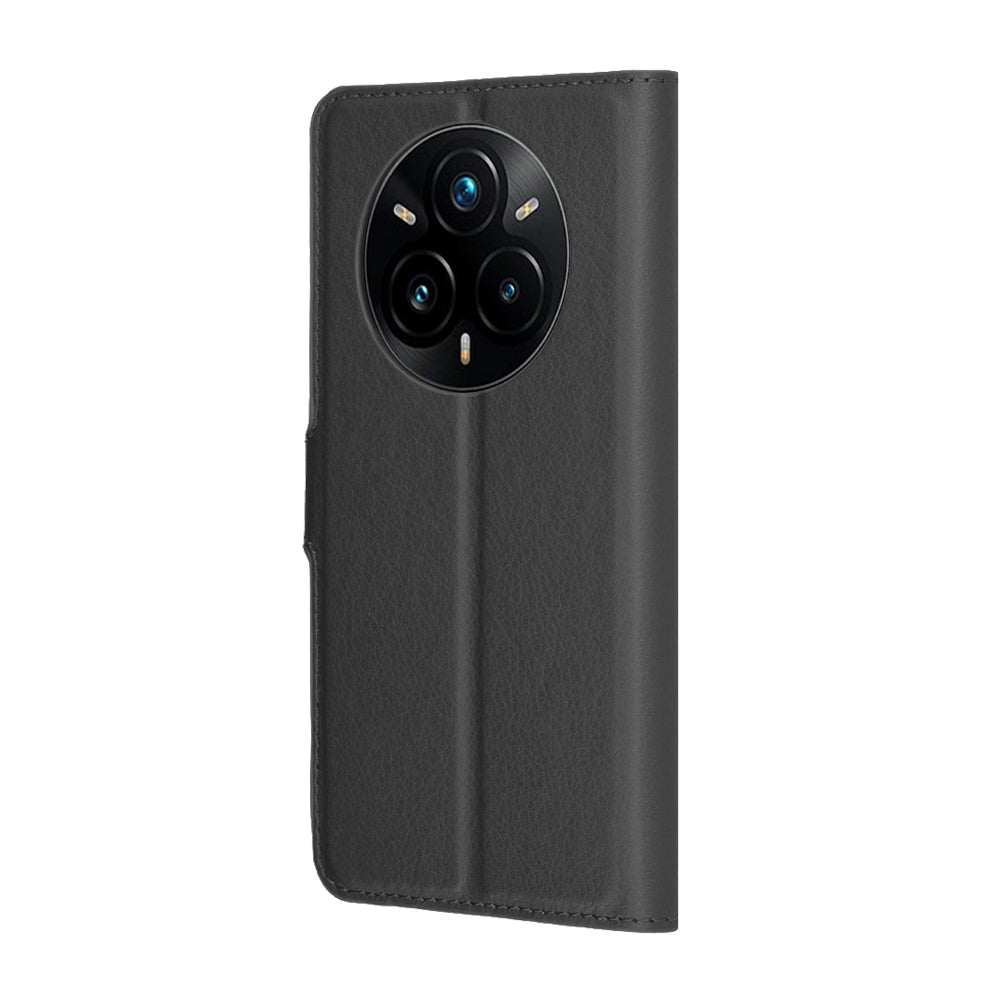 Puzdro na Realme 14 Pro+, Techsuit, kožené folio, čierne