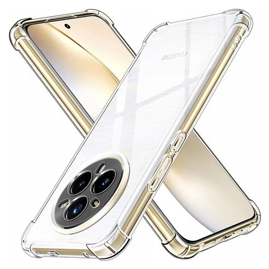 Obal na Realme 14 Pro+, Techsuit, nárazuvzdorný priehľadný, transparentný