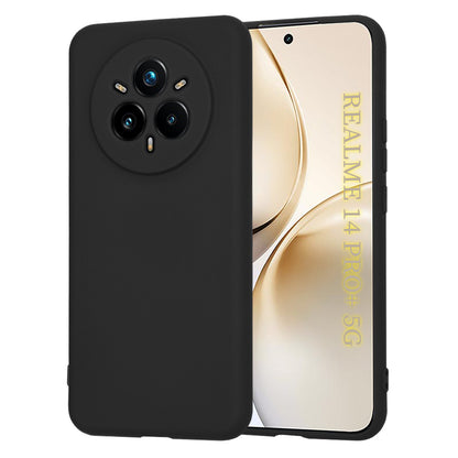 Puzdro pre Realme 14 Pro+, Techsuit, SoftFlex, Čierna
