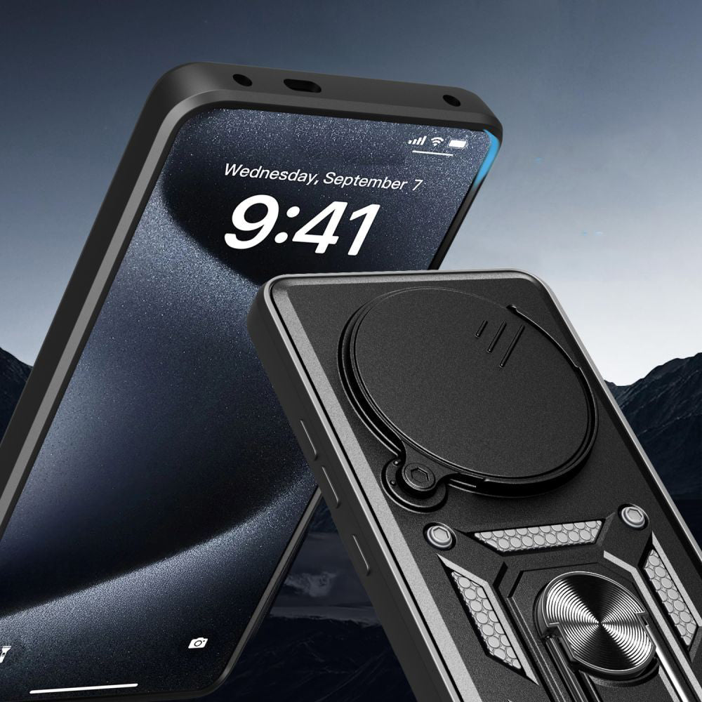 Puzdro pre Realme 14 Pro, Techsuit, CamShield, Čierne