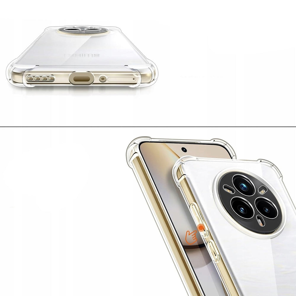 Case for Realme 14 Pro, Techsuit, Shockproof Clear, Transparent