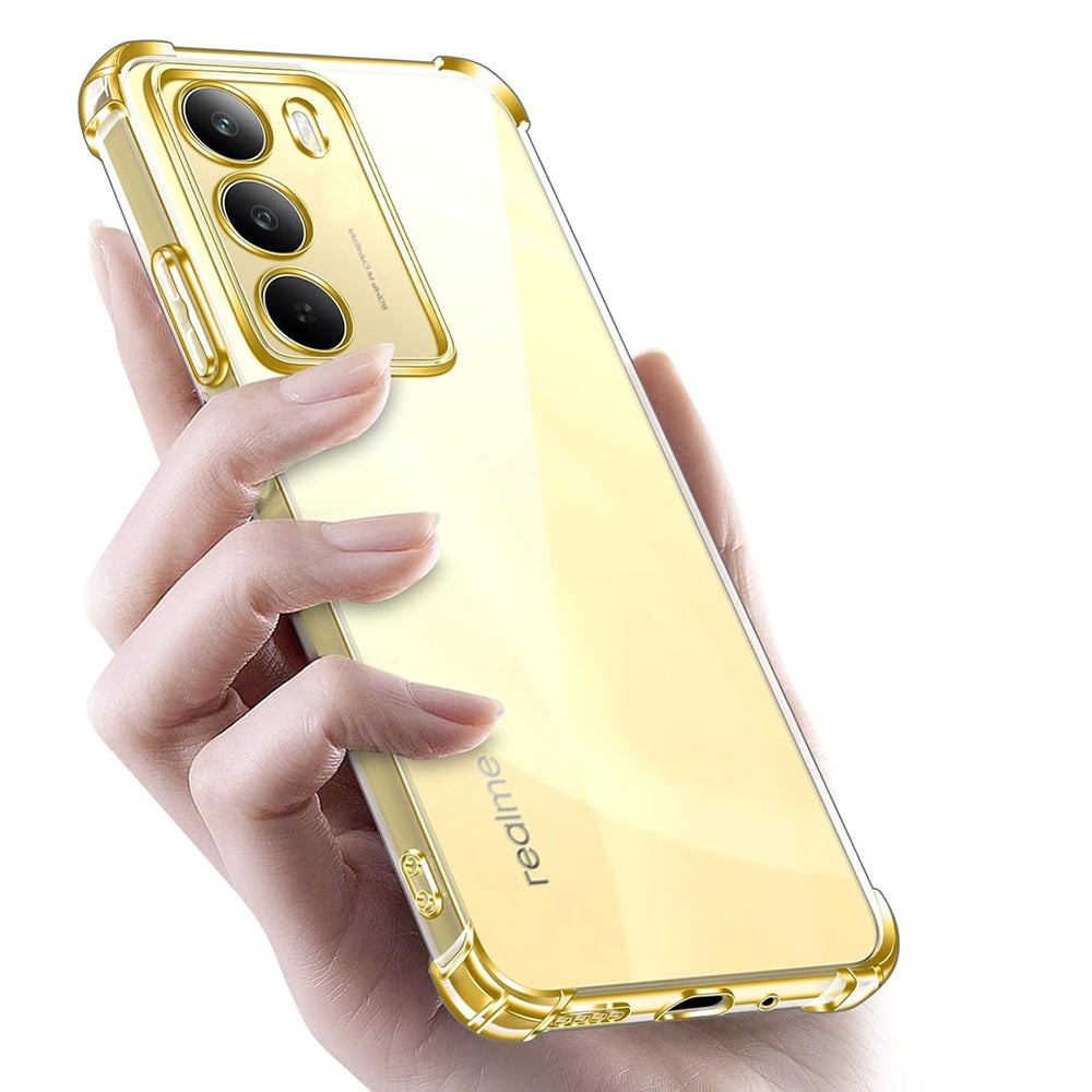 Obal na Realme 14x, Techsuit, nárazuvzdorný priehľadný, transparentný
