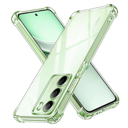 Obal na Realme 14x, Techsuit, nárazuvzdorný priehľadný, transparentný