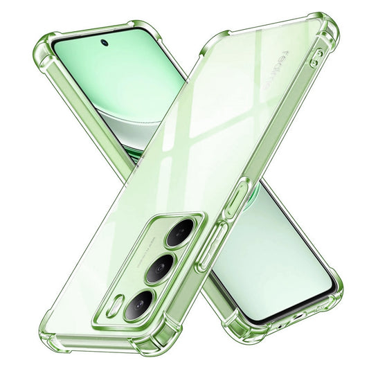 Obal na Realme 14x, Techsuit, nárazuvzdorný priehľadný, transparentný