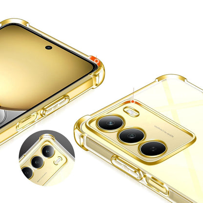 Obal na Realme 14x, Techsuit, nárazuvzdorný priehľadný, transparentný