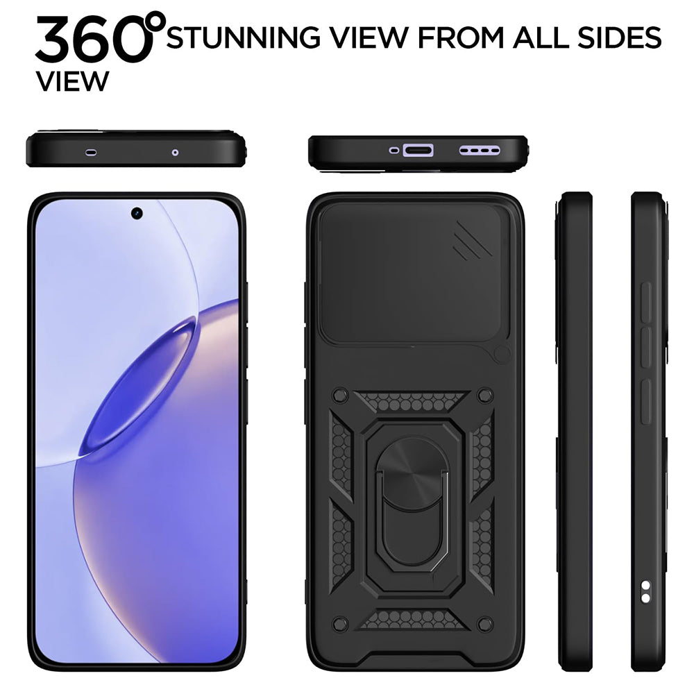 Puzdro pre Realme 16 Pro, Techsuit, CamShield, Čierne