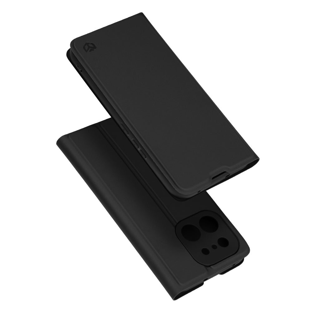 Puzdro pre Realme 16 Pro, Techsuit, Magskin Book, Čierne