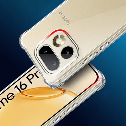 Puzdro pre Realme 16 Pro, Techsuit, Shockproof Clear, Transparentné
