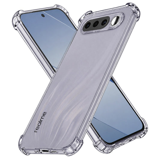 Puzdro pre Realme 16, Techsuit, priehľadné odolné proti nárazom, dymové