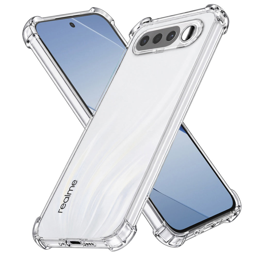 Puzdro pre Realme 16, Techsuit, Odolné proti nárazom, Priehľadné