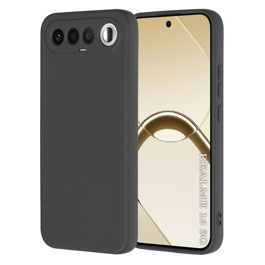 Puzdro pre Realme 16, Techsuit, SoftFlex, čierne