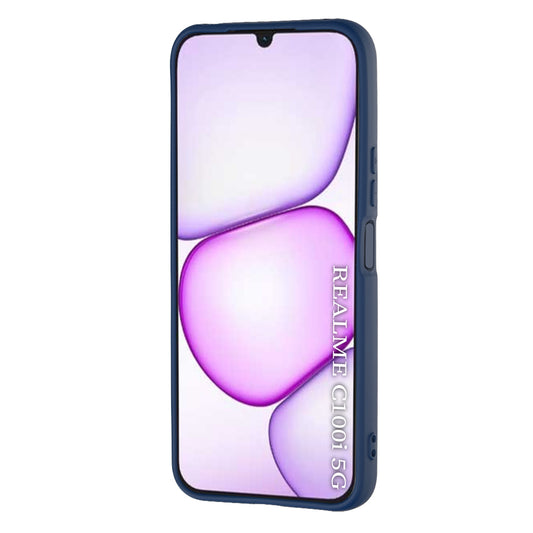 Obal na Realme C100 5G, Techsuit, SoftFlex, tmavomodrý
