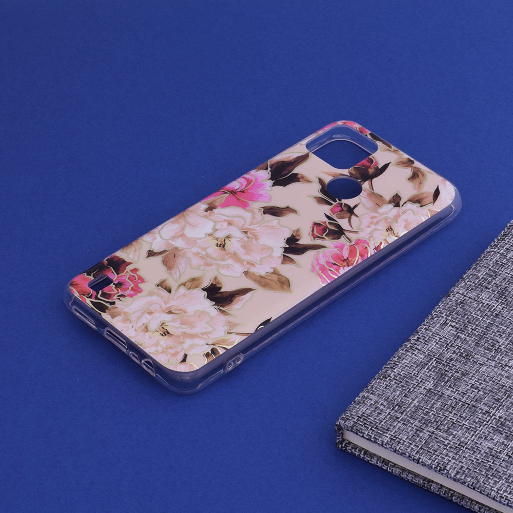 Puzdro pre Realme C21Y / C25Y, Techsuit, Marble, Bež