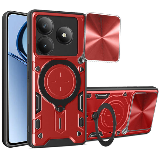 Puzdro pre Realme C63 / C61, Techsuit, CamGuard Pro, Červené