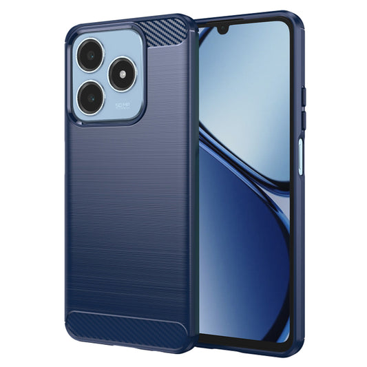 Puzdro pre Realme C63 / C61, Techsuit, Karbón, Modrá